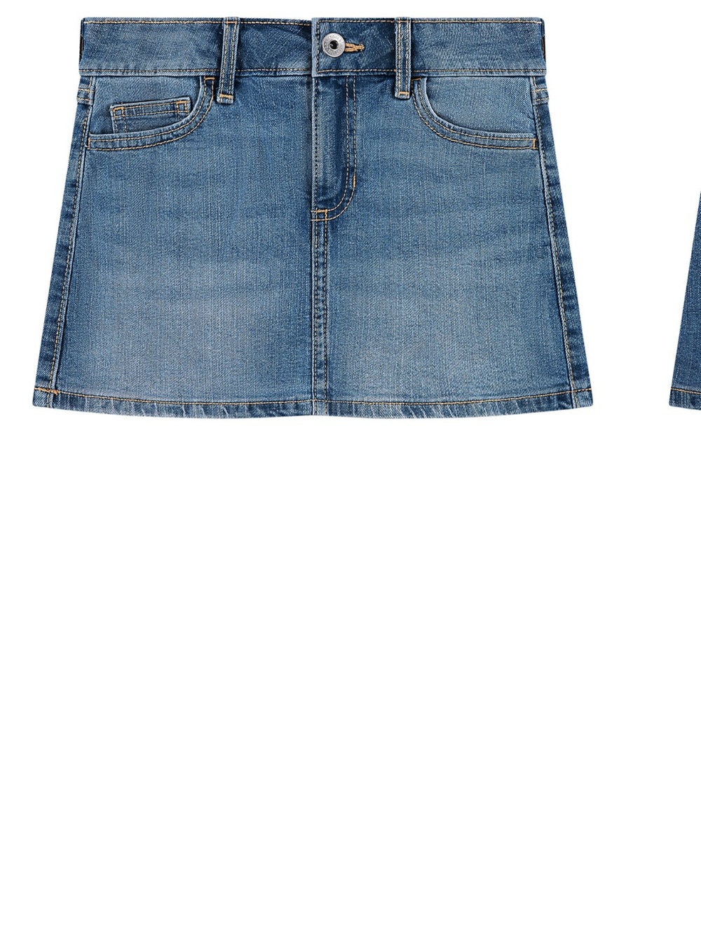 abercrombie kids Blue Denim Mini Skirt
